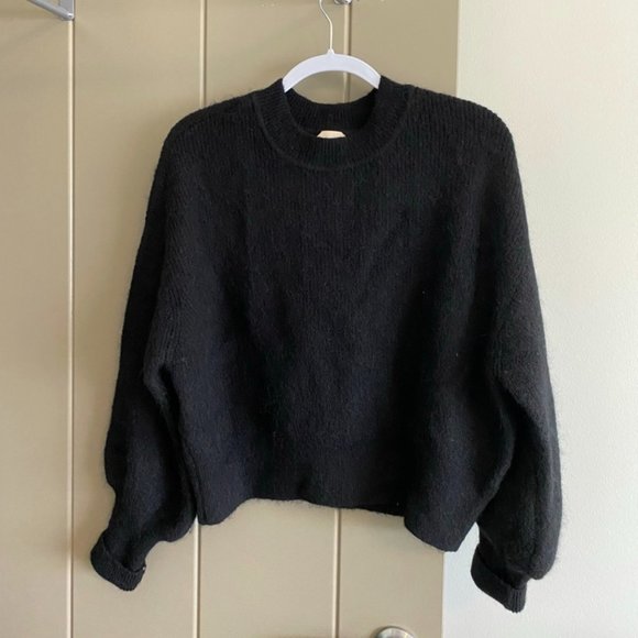 H&M Fine-knit Alpaca-blend Sweater Black - Picture 3 of 5